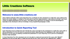 What Little-creations.net website looked like in 2017 (6 years ago)
