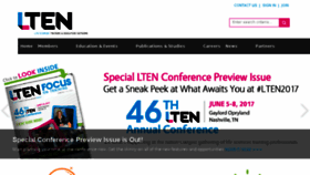 What L-ten.org website looked like in 2017 (9 years ago)