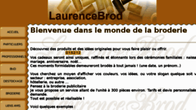 What Laurencebrod.fr website looked like in 2017 (6 years ago)