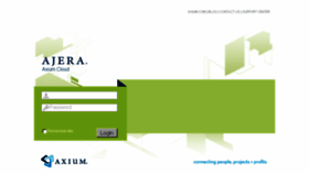 What Login.ajera.com website looked like in 2017 (6 years ago)