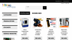 What Labshop.ro website looked like in 2017 (6 years ago)