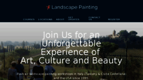 What Landscapepainting.com website looked like in 2017 (6 years ago)