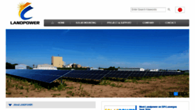 What Landpowersolar.com website looked like in 2017 (6 years ago)