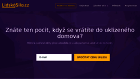 What Lidskasila.cz website looked like in 2017 (6 years ago)
