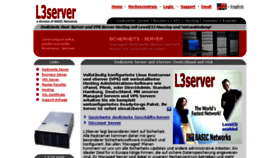 What L3server.de website looked like in 2017 (6 years ago)