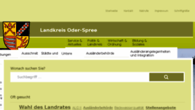 What Landkreis-oder-spree.de website looked like in 2017 (6 years ago)