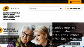 What Laposte.com website looked like in 2017 (6 years ago)