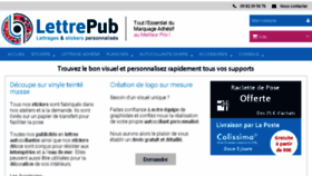 What Lettrepub.fr website looked like in 2017 (6 years ago)