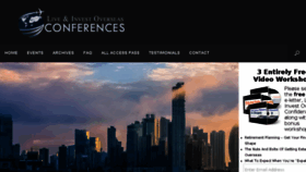 What Liveandinvestoverseasconferences.com website looked like in 2017 (6 years ago)