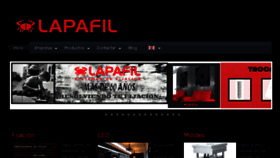 What Lapafil.com website looked like in 2017 (6 years ago)