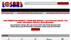 What Losari.web.id website looked like in 2017 (6 years ago)