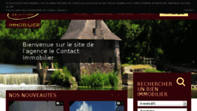 What Lecontact-immobilier.fr website looked like in 2017 (6 years ago)