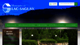 What Lacsaguay.qc.ca website looked like in 2017 (6 years ago)