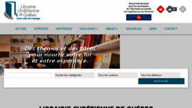 What Librairiechretienne.ca website looked like in 2017 (7 years ago)