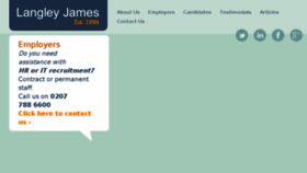 What Langleyjames.net website looked like in 2017 (6 years ago)