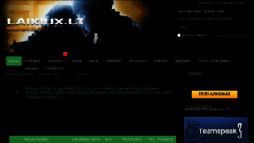 What Laikiux.lt website looked like in 2017 (6 years ago)