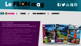 What Lefilonmag.com website looked like in 2017 (6 years ago)