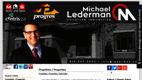 What Lederman.ca website looked like in 2017 (6 years ago)