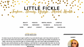 What Littlefickle.com website looked like in 2017 (6 years ago)