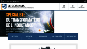What Lecosinus.fr website looked like in 2017 (6 years ago)