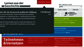 What Lernen-aus-der-geschichte.de website looked like in 2017 (6 years ago)