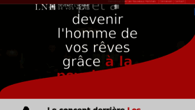 What Les-nouveaux-hommes.fr website looked like in 2017 (8 years ago)