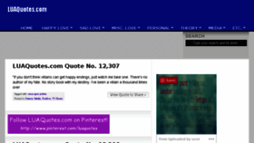 What Luaquotes.com website looked like in 2017 (6 years ago)