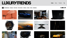 What Luxurytrends.fr website looked like in 2017 (6 years ago)