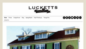 What Luckettstore.com website looked like in 2017 (6 years ago)