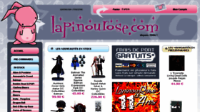 What Lapinourose.com website looked like in 2017 (6 years ago)