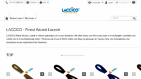 What Laccico.com website looked like in 2017 (6 years ago)