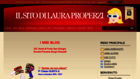 What Lauraproperzi.it website looked like in 2017 (6 years ago)