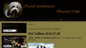 What Larkangens.se website looked like in 2017 (6 years ago)