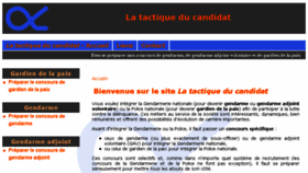 What La-tactique-du-candidat.fr website looked like in 2017 (6 years ago)
