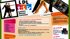 What Loisirsdanselannion.fr website looked like in 2017 (6 years ago)