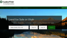 What Landsofutah.com website looked like in 2017 (6 years ago)