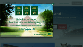 What Landtourismus.de website looked like in 2017 (6 years ago)