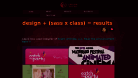 What Lealea.net website looked like in 2017 (6 years ago)
