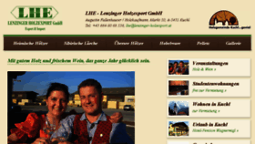 What Lenzinger-holzexport.at website looked like in 2017 (6 years ago)
