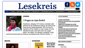 What Lesekreis.org website looked like in 2017 (6 years ago)