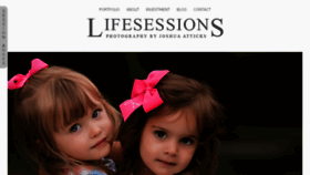 What Lifesessions.com website looked like in 2017 (6 years ago)