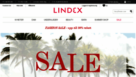 What Lindex.se website looked like in 2017 (6 years ago)