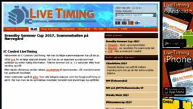 What Livetiming.fi website looked like in 2017 (6 years ago)