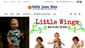 What Littlelunablue.com website looked like in 2017 (6 years ago)