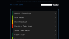 What Leakable.com website looked like in 2017 (6 years ago)
