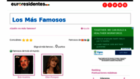 What Los-mas-famosos.com website looked like in 2017 (6 years ago)