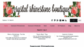 What Lovetocrystal.com website looked like in 2017 (6 years ago)