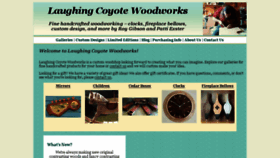 What Laughingcoyotewoodworks.com website looked like in 2017 (6 years ago)