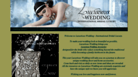 What Luxuriouswedding.com website looked like in 2017 (6 years ago)