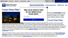 What Luxuryplans.com website looked like in 2017 (6 years ago)